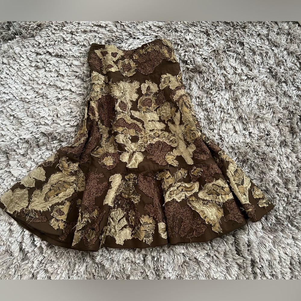 MaxMara Weekend Patchwork Floral Midi Skirt – Size 4 - Picture 10 of 16